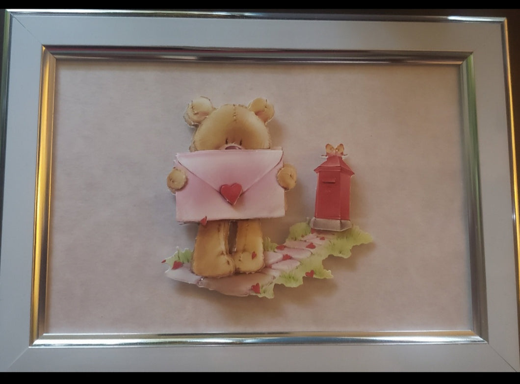 Paper Tole 3D Teddy Bear pictures